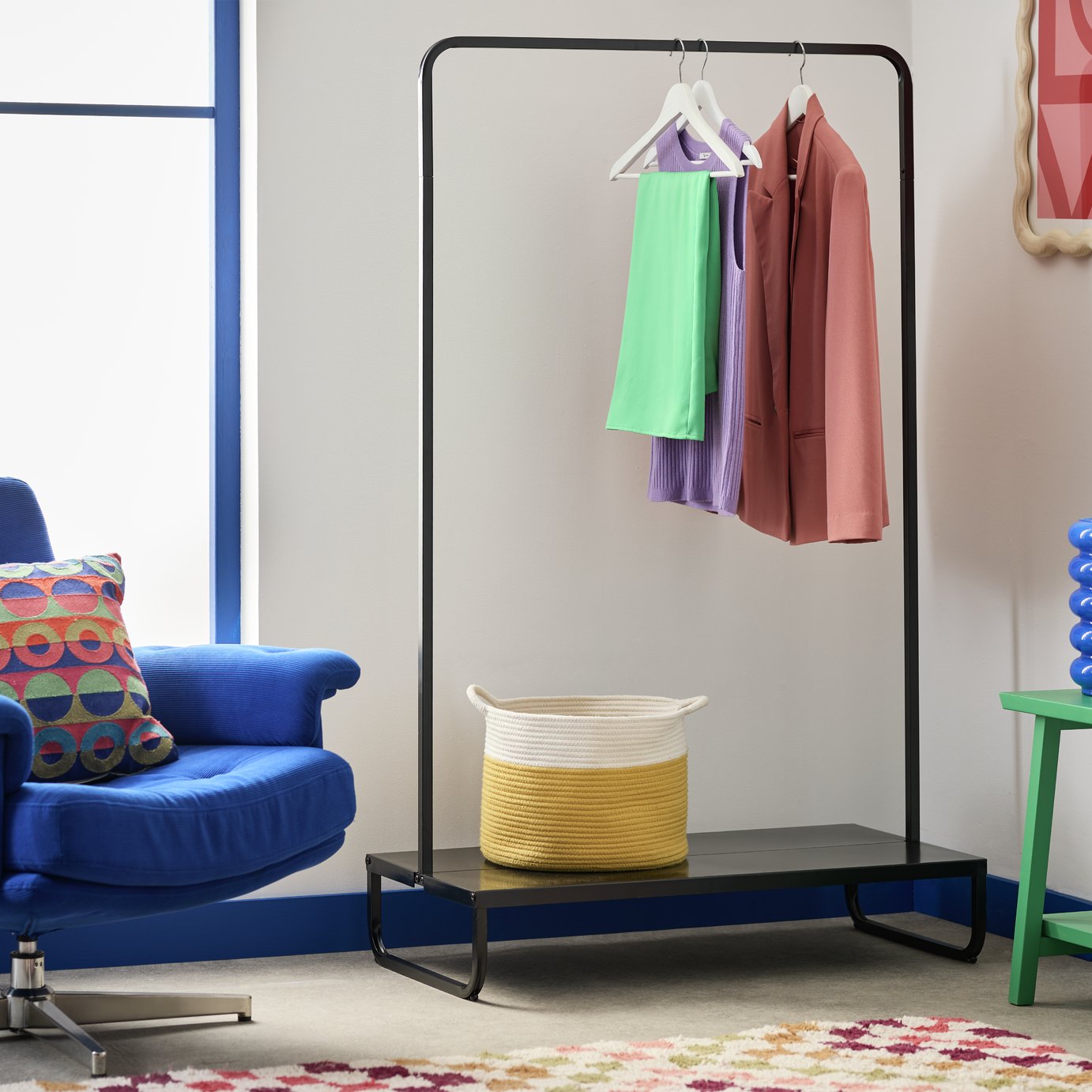 Habitat Lorelei Double Rail - Black