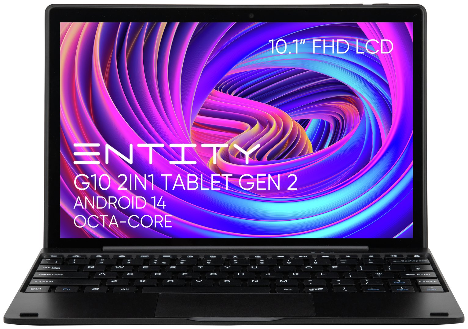 Entity Tab G10 Gen 2 10.1in 32GB Wi-Fi 2 in 1 Tablet - Black