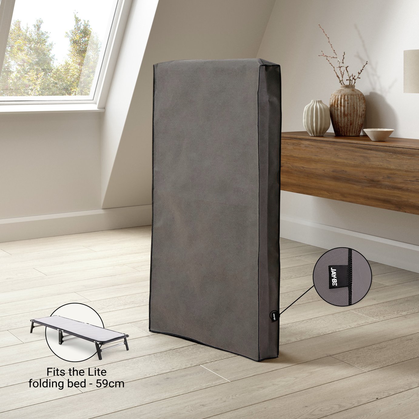 Jay-Be Lite Folding Guest Bed Cover -Small  Single