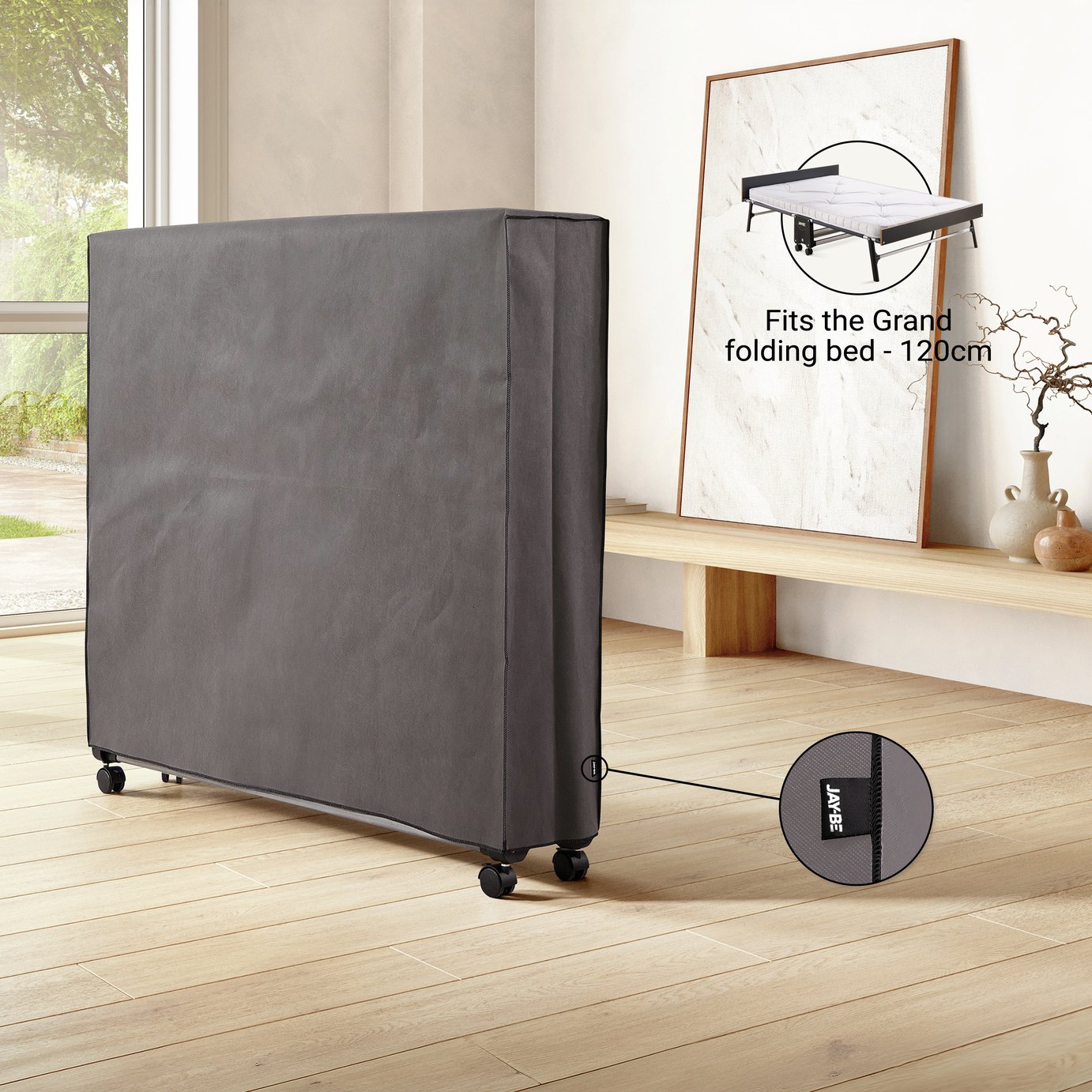 Jay-Be Grand Folding Guest Bed Cover - Small Double