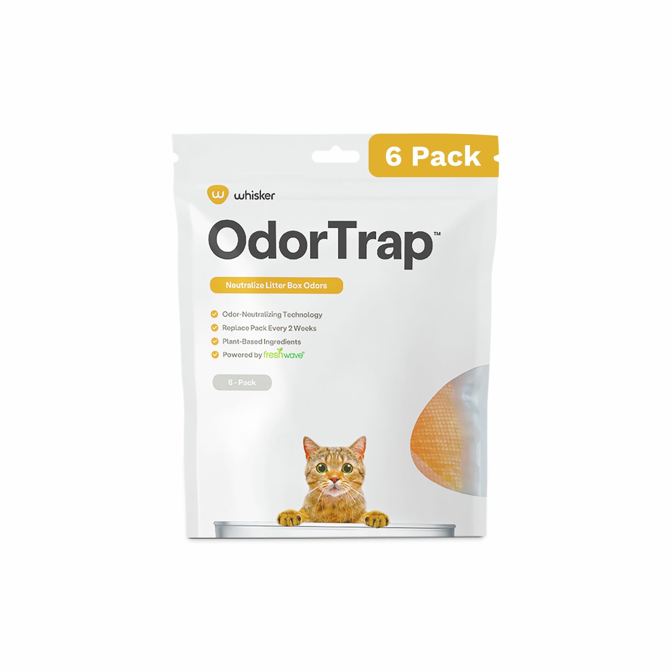 Litter Robot Odortrap White Cat Litter Tray - 6 Pack