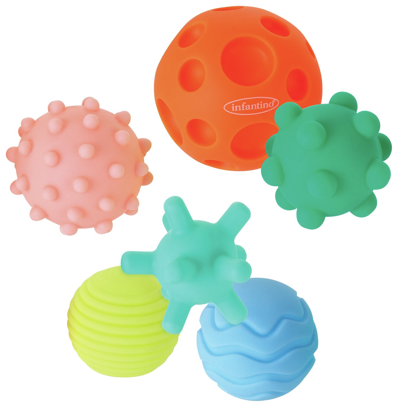 Infantino Pack Of -6 Balls Supersoft.