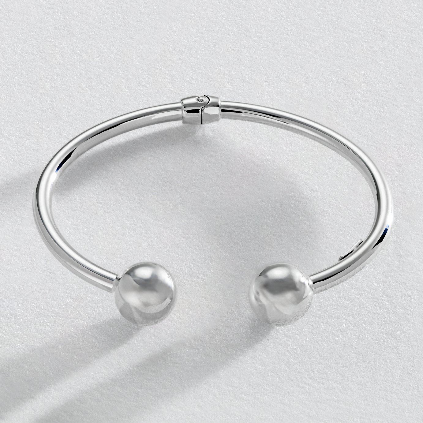 Revere Sterling Silver Hinged Bangle 