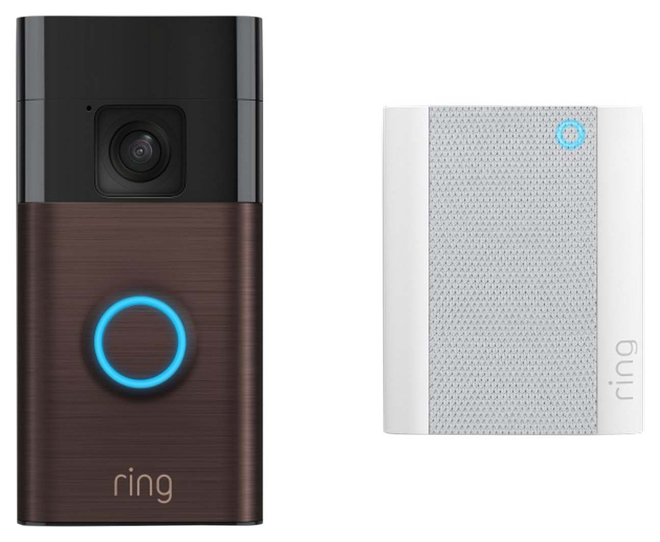 Ring Battery Video Doorbell with Chime - Venetian Bronze