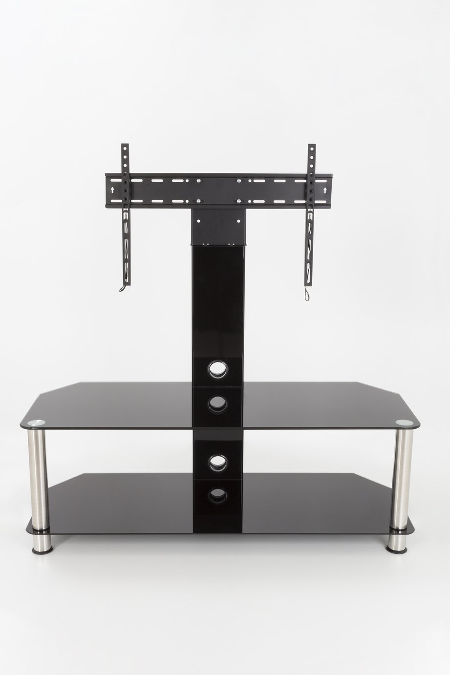 AVF SDCL1140 Up to 65 Inch TV Stand - Black & Chrome