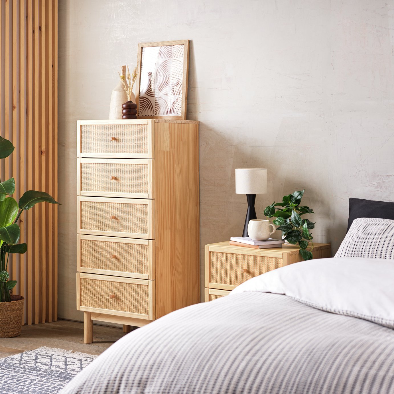 Habitat Simone 5 Drawer Tallboy