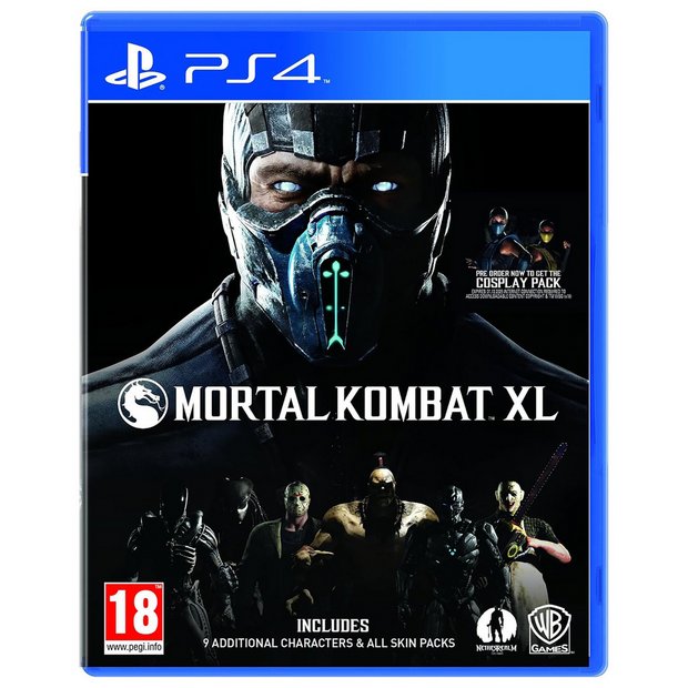 Buy Mortal Kombat XL PS4 Game PS4 games Argos
