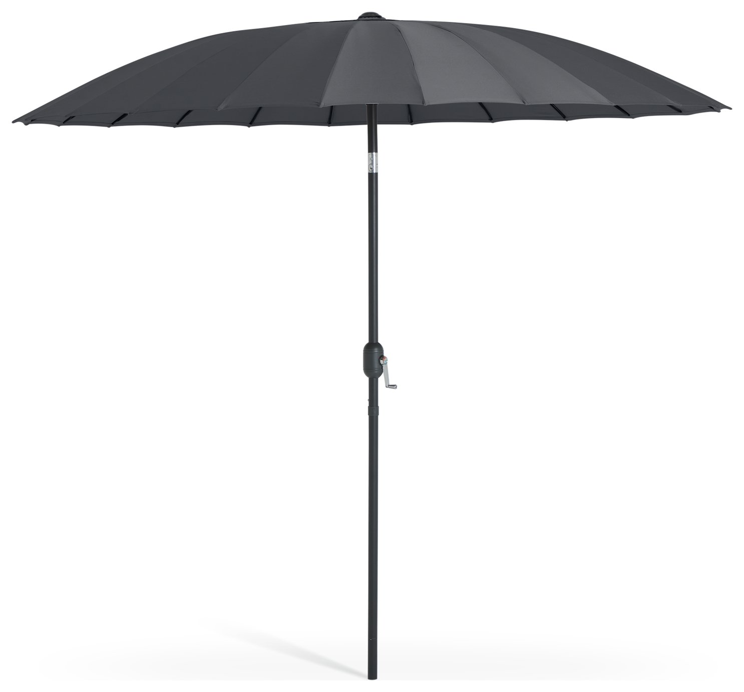 Habitat Shanghai 2.7m Garden Parasol - Grey