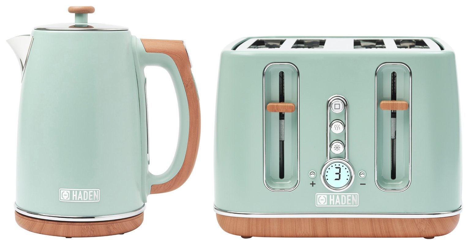 Haden 207678 Dorchester Kettle & 4 Slice Toaster - Sage