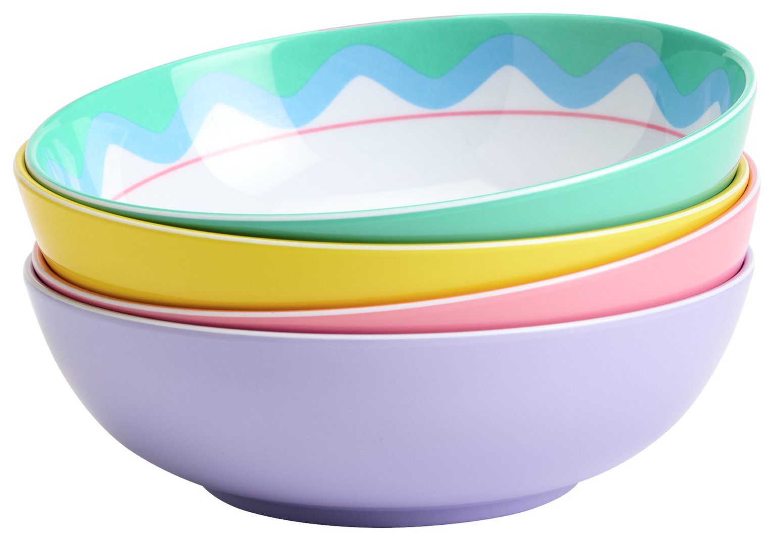 Home Wiggle Design Side Bowls – Set of 4 