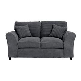 Argos Home Harry Fabric 2 Seater Sofa Bed - Charcoal