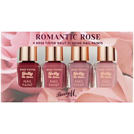 Barry M Cosmetics Rose Nail Paints Gift Set X 4