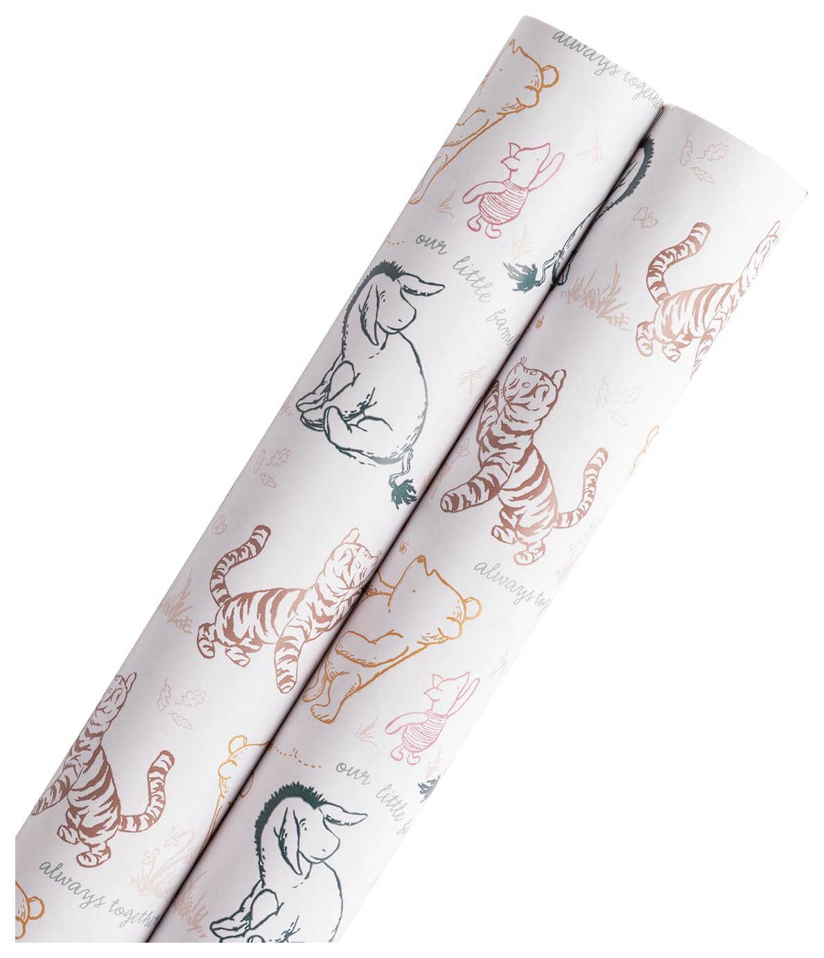 Disney 2 Rolls Winnie The Pooh Wrapping Paper Set 