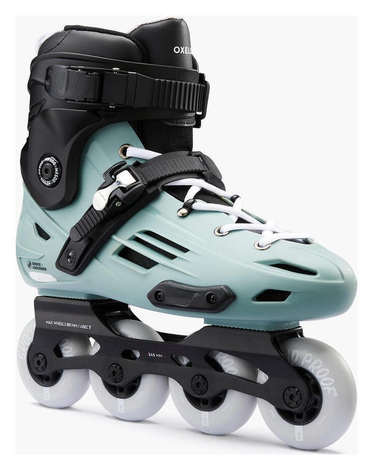 Decathlon 500 Inline Skates - Green, UK 6.5