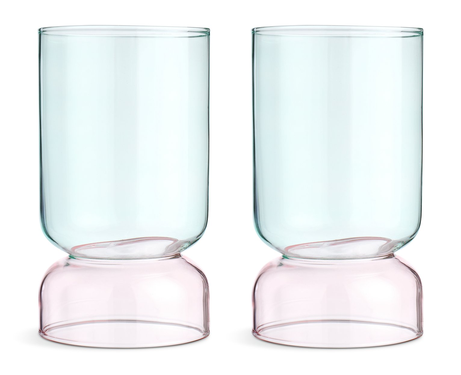 Habitat Two Tone Set of 2 Wine Glasses