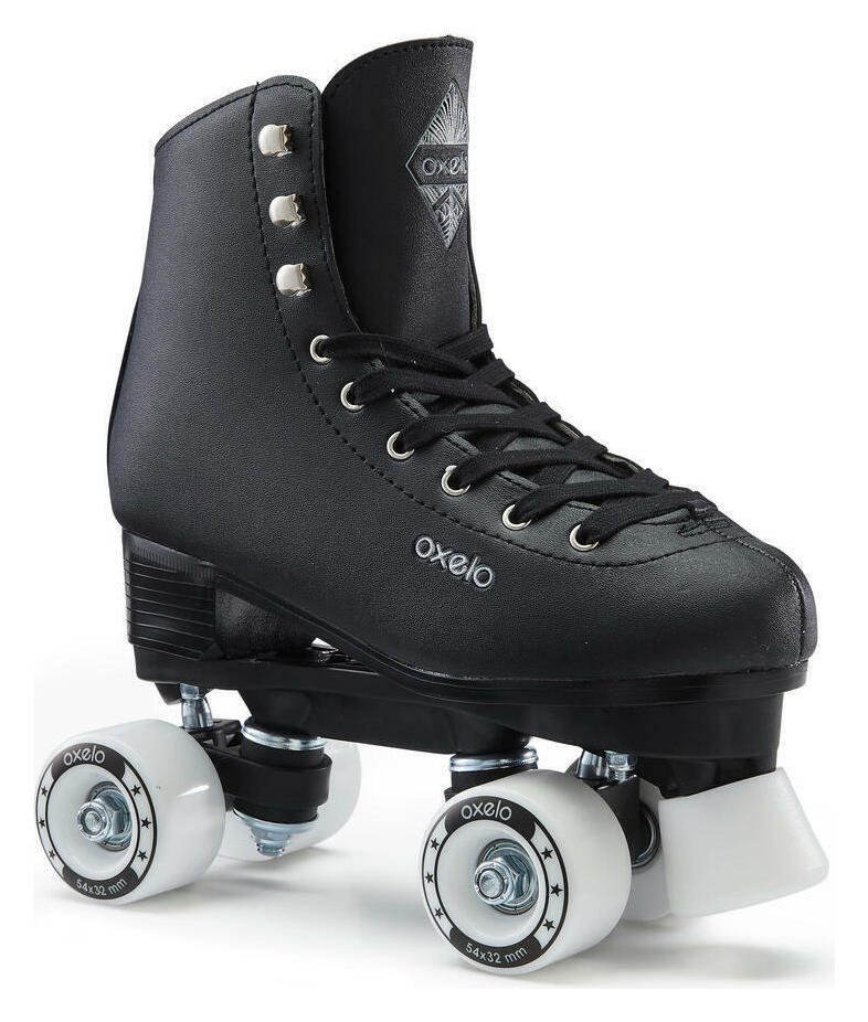 Decathlon 100 Roller Skates - Black, UK 4