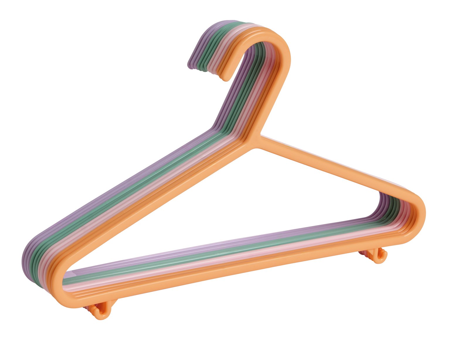 Argos Home Pack of 12 Kids Plastic Hangers