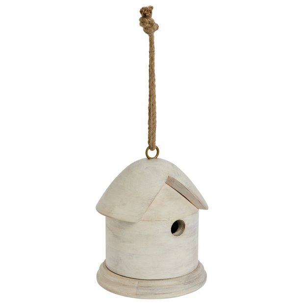 Buy Habitat Bird House Cream Bird feeders, baths and houses