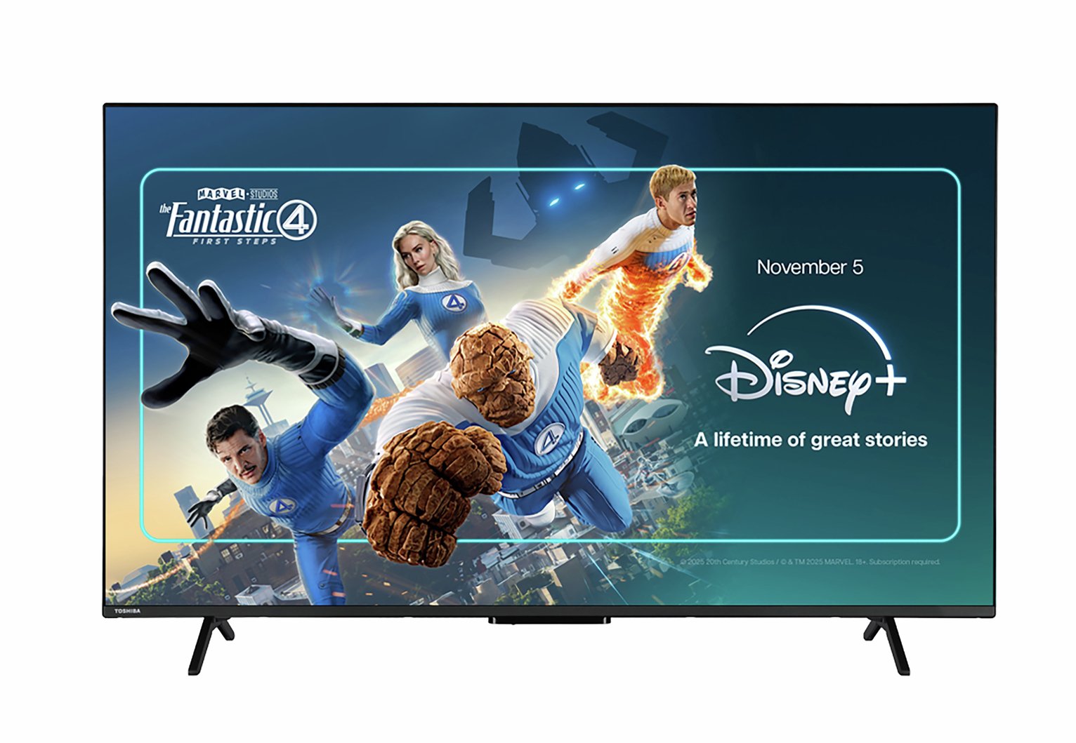 Toshiba 50 Inch 50UV2F53DB Smart 4K UHD HDR LCD Freely TV