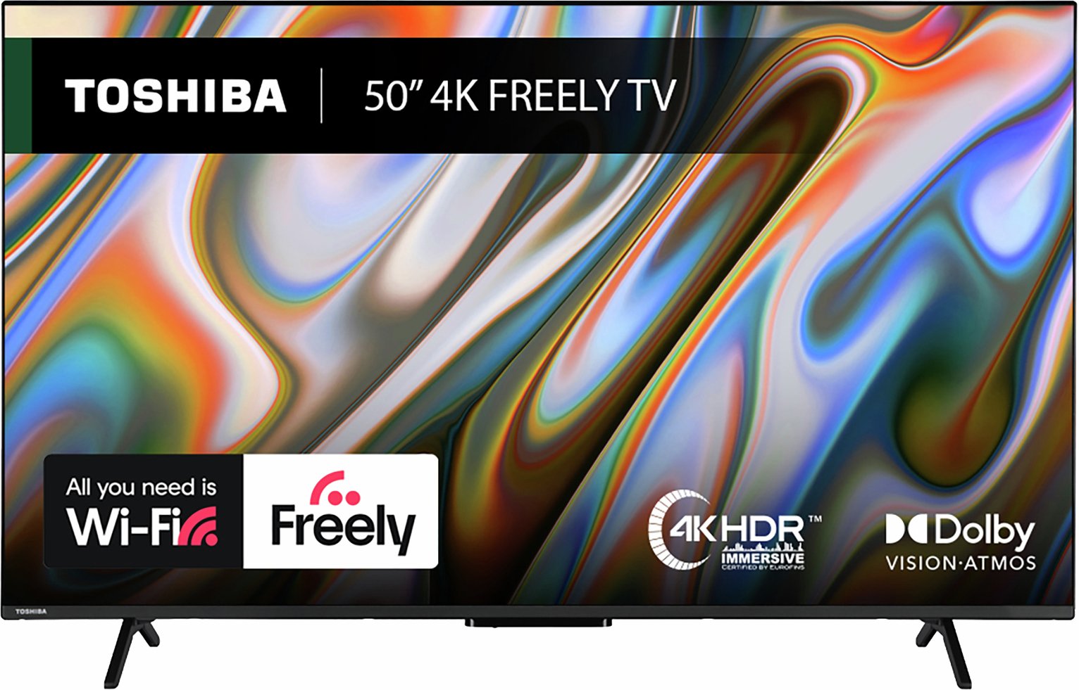 Toshiba 50 Inch 50UV2F53DB Smart 4K UHD HDR LCD Freely TV