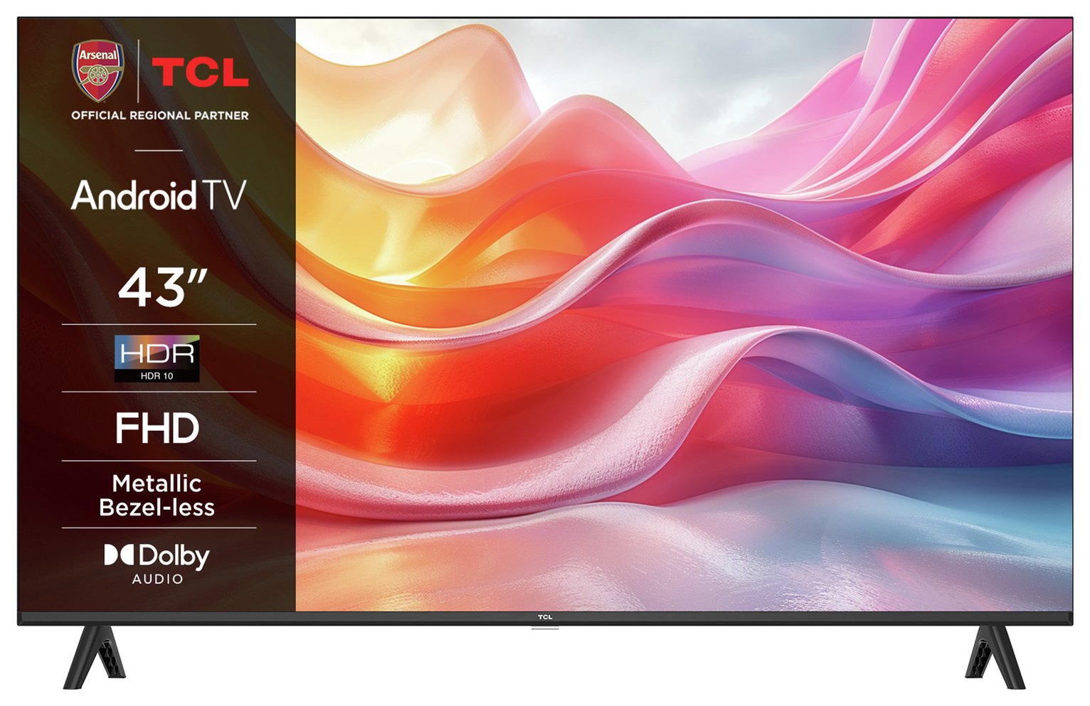 TCL 43 Inch 43S5400AK Smart Full HD HDR LED TV