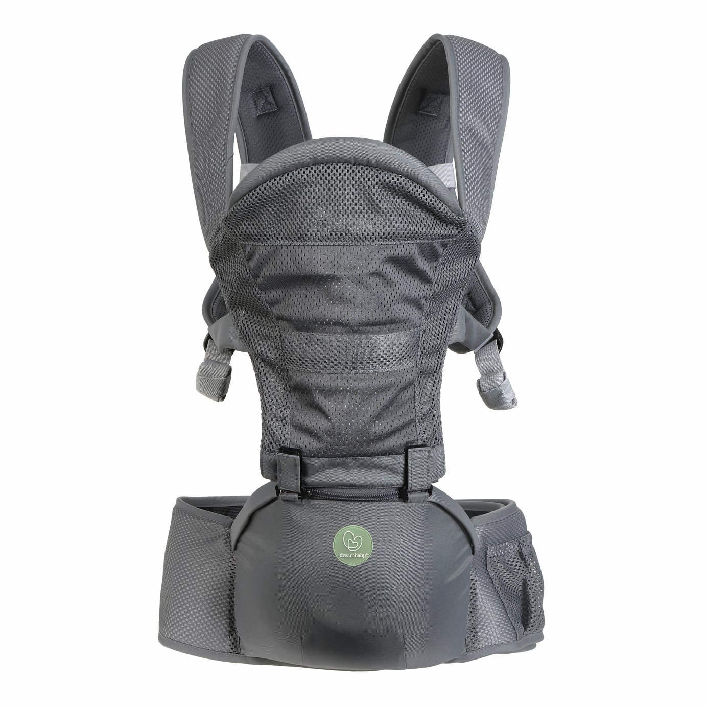 Dreambaby Elevate 5/1 Multifunctional Baby Carrier Grey