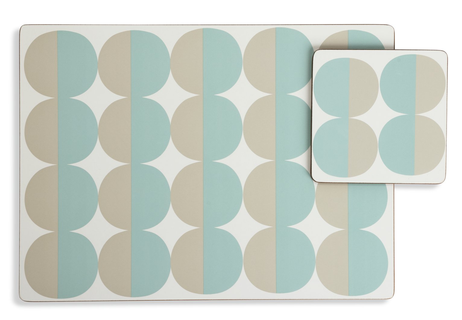 Habitat Set of 4 Geo Circles Placemats and Coasters
