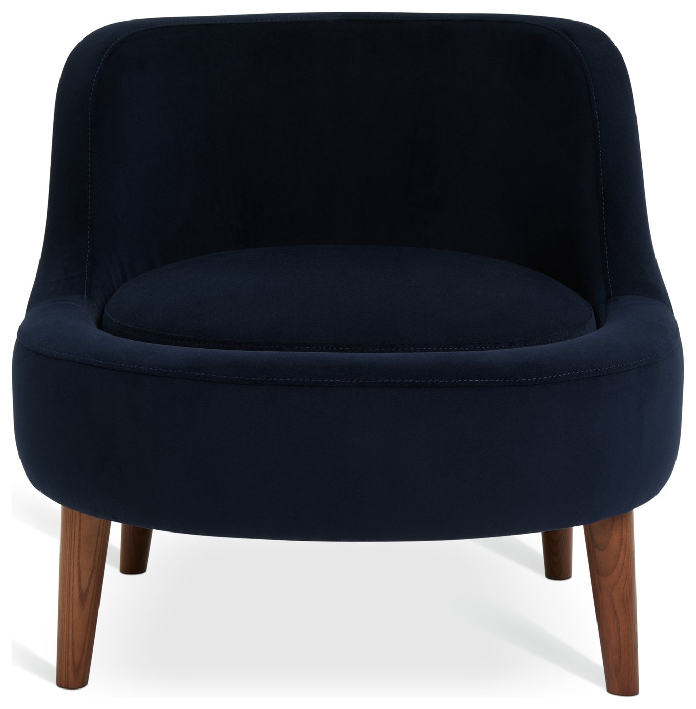 Habitat Beckett Fabric Armchair - Navy