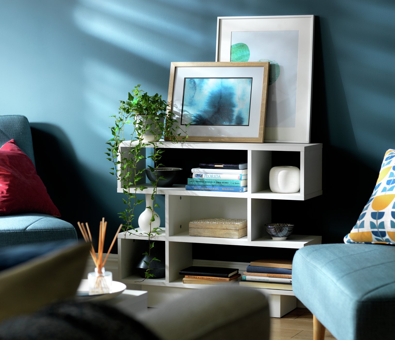 Argos Home Cubes Short Shallow Shelving Unit