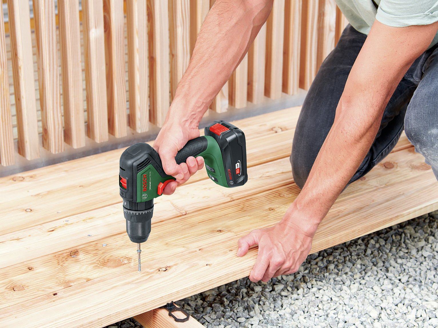 Bosch Universal Impact 18V-60 Cordless Combi Drill 2x2.0Ah