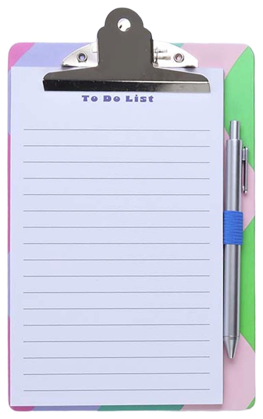 Home Bold Pattern 60 Page To Do List & Ballpoint Pen