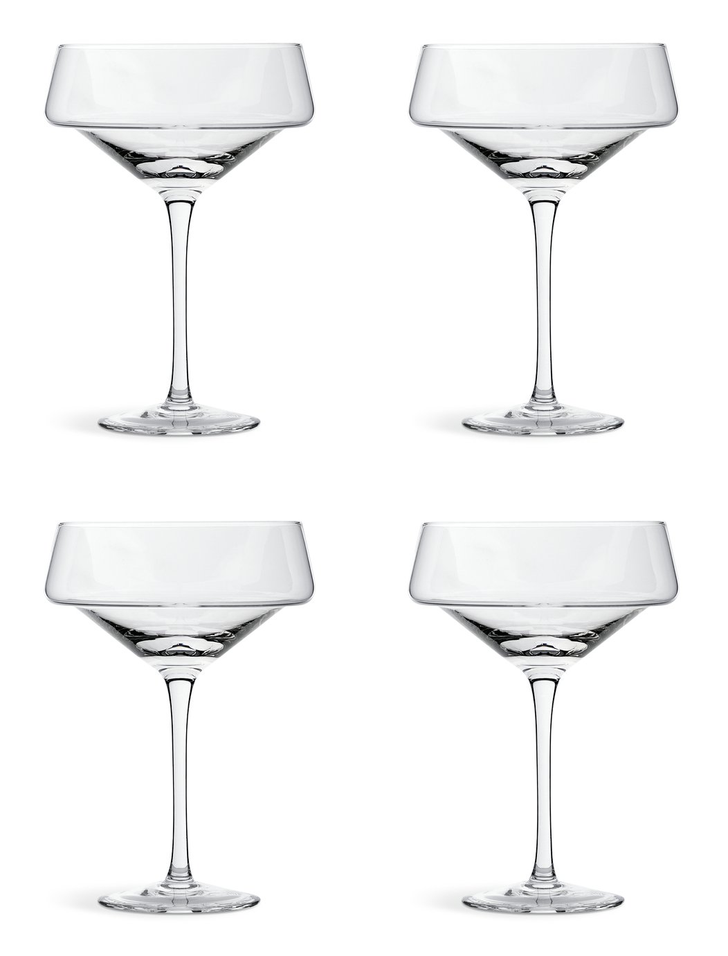 Habitat Sahara Set of 4 Champagne Coupe Glasses