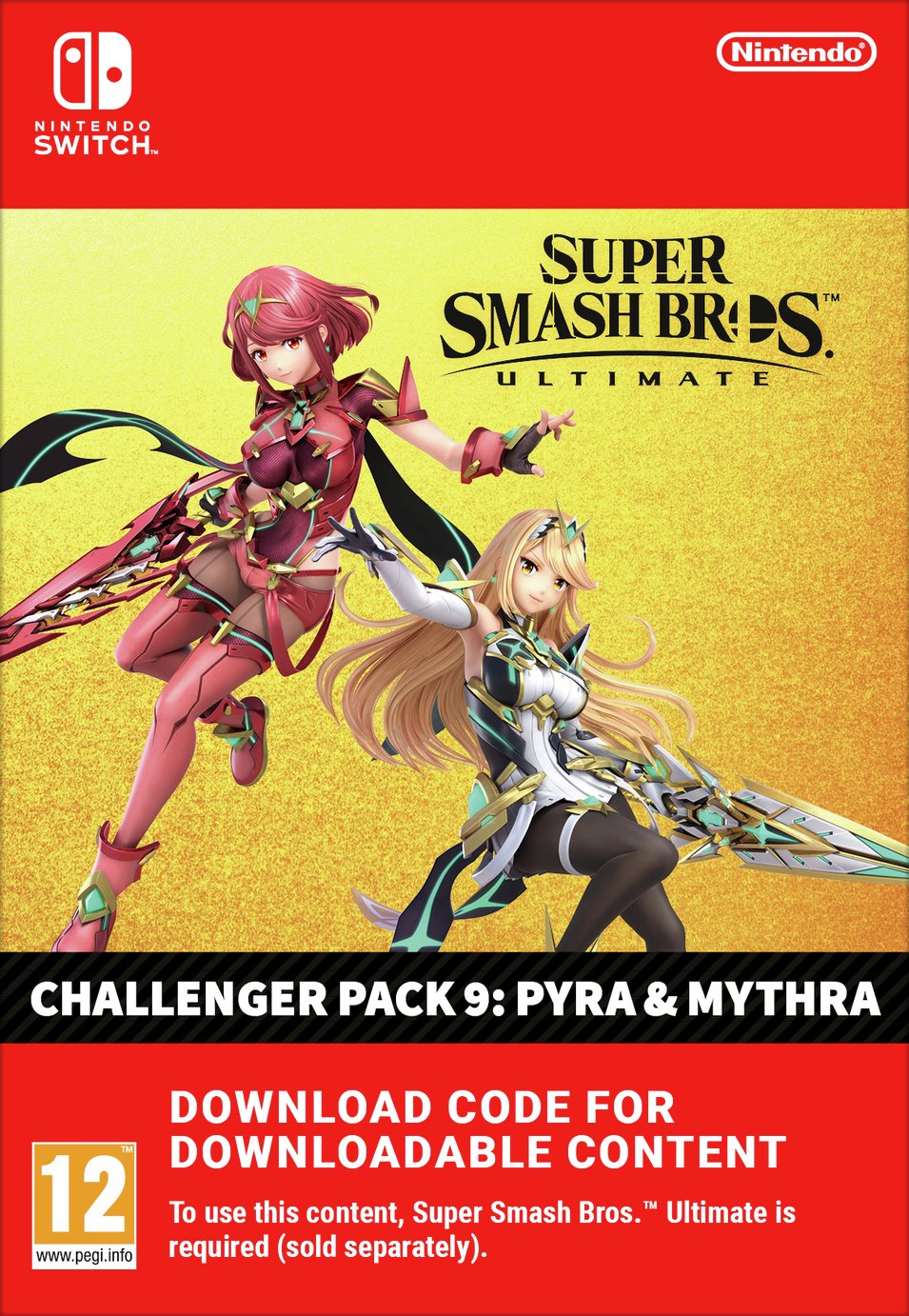Super Smash Bros. Ultimate Challenger Pack 9 Pyra-Mythra DLC
