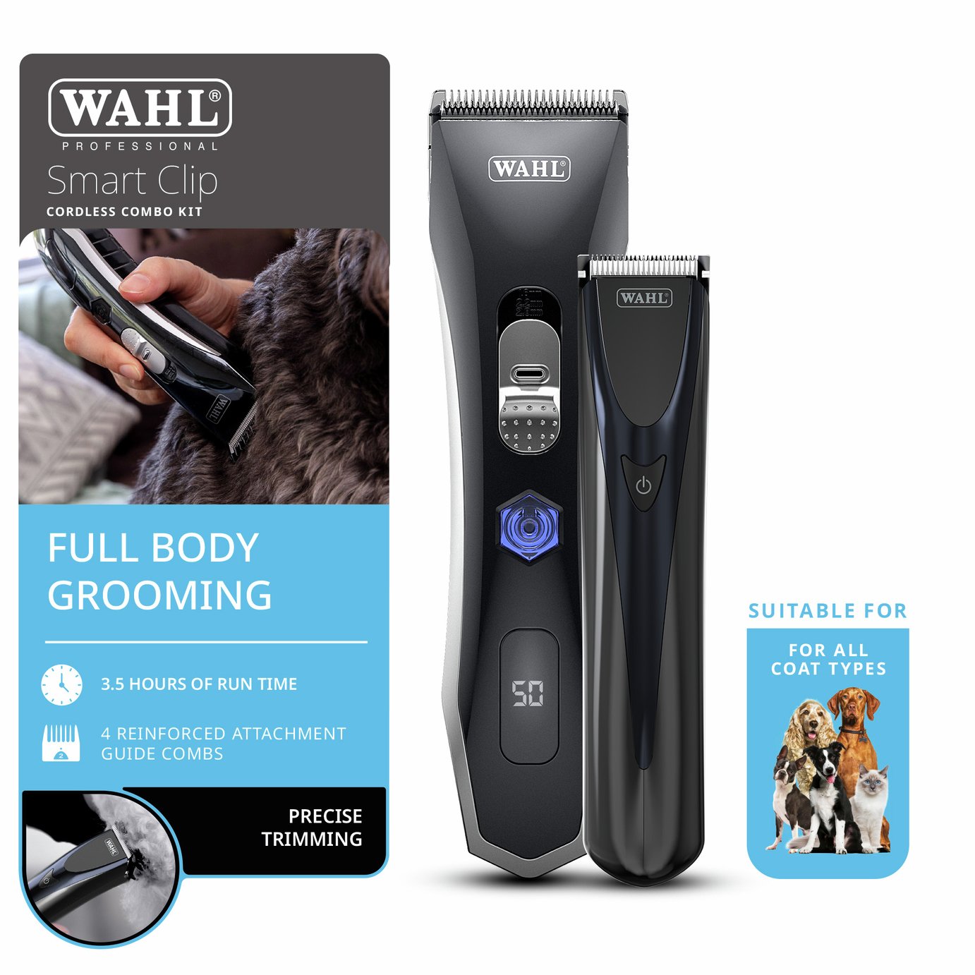 Wahl Smart Clip Dog Clipper & Trimmer Kit
