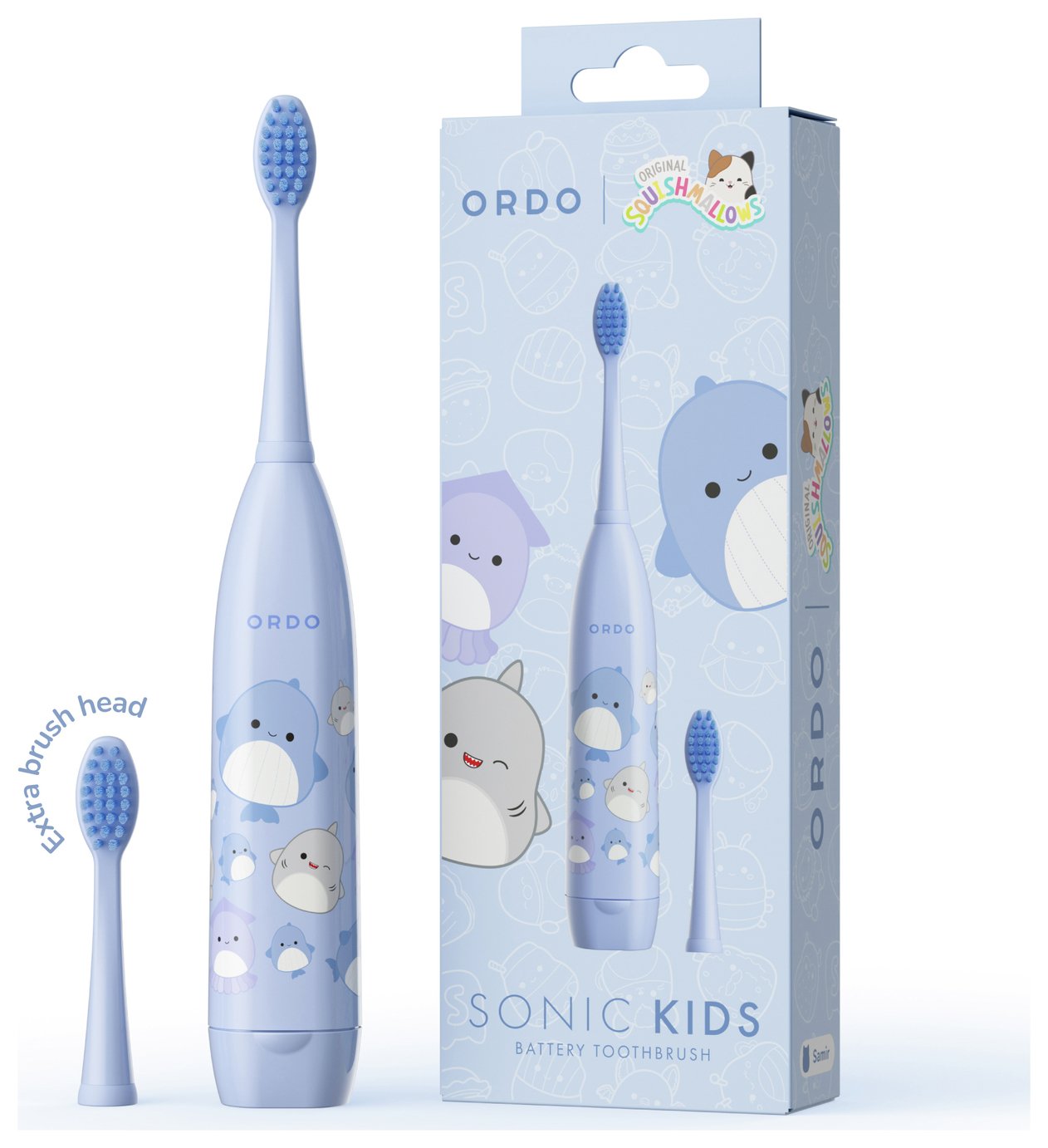 Ordo Squishmallows Sonic Kids Battery Toothbrush