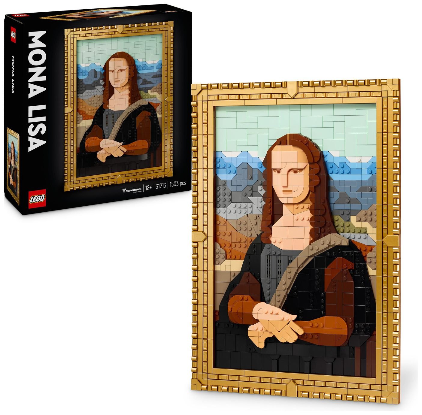 LEGO ART Mona Lisa Painting Building Set for Adults 31213