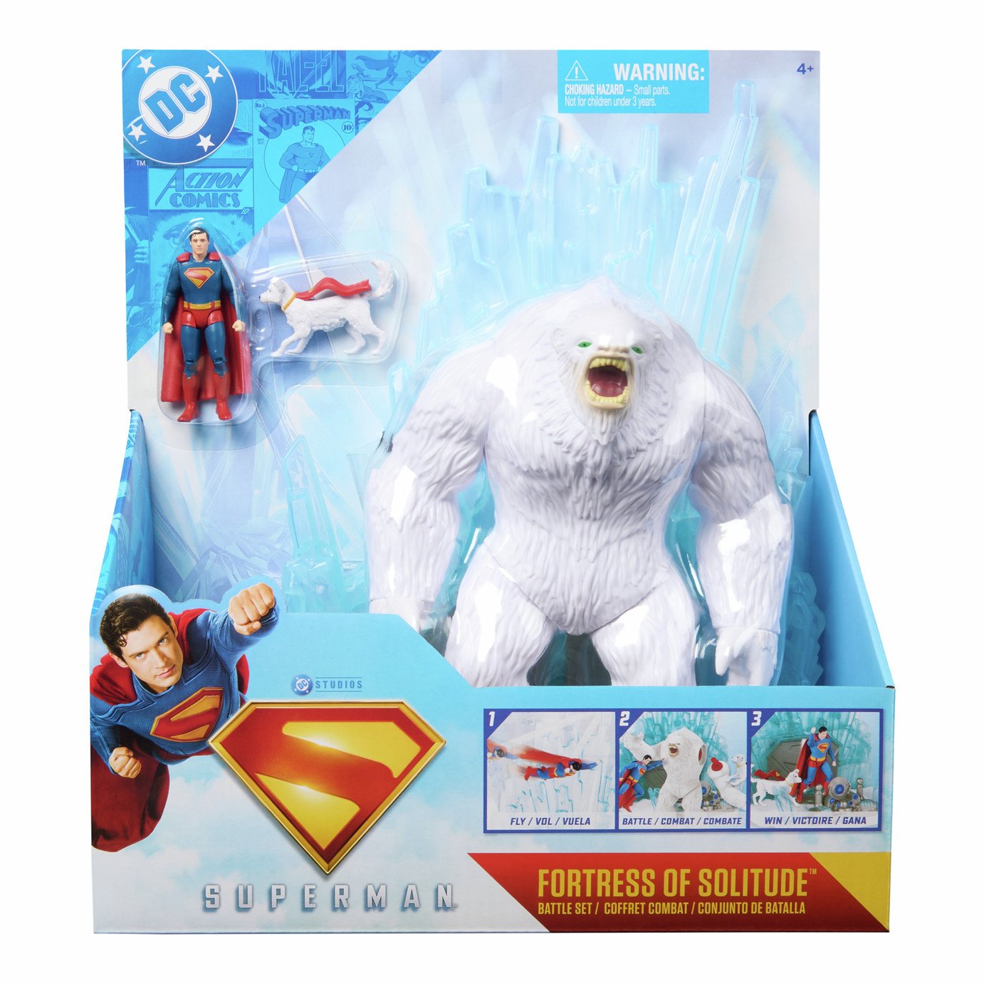 DC Comics Superman Movie Fortress of Solitude Battle Toy Set