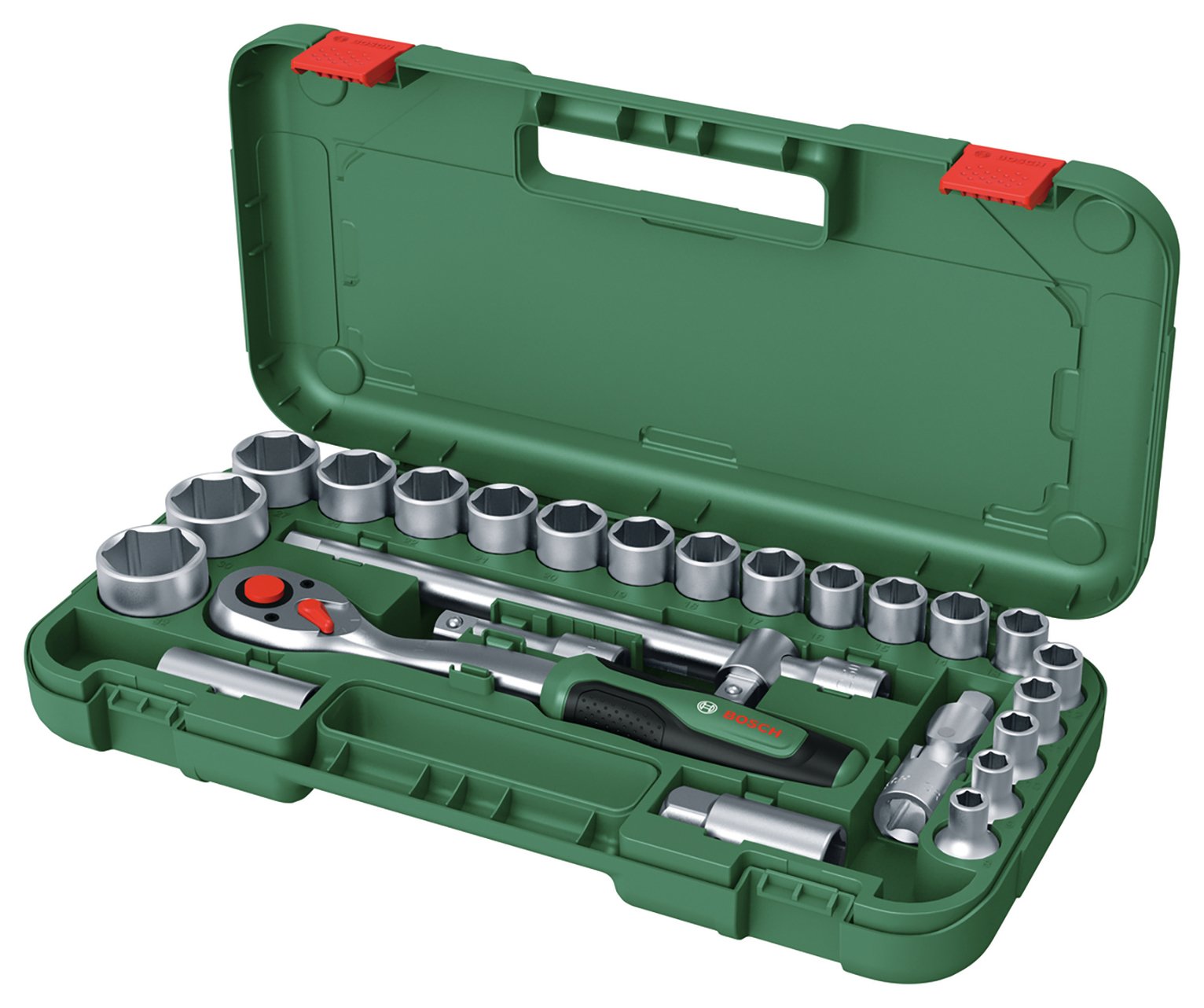 Bosch 0.5 inch 25 pieces Ratchet Set