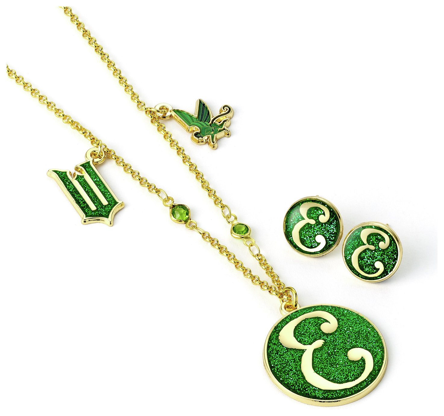 Wicked Elphaba Necklace And Earrings Set 