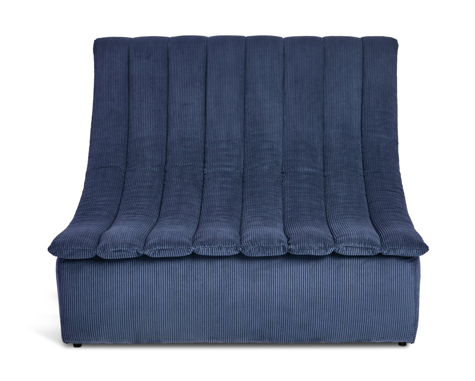 Habitat 60 Scoop Fabric Chair - Navy