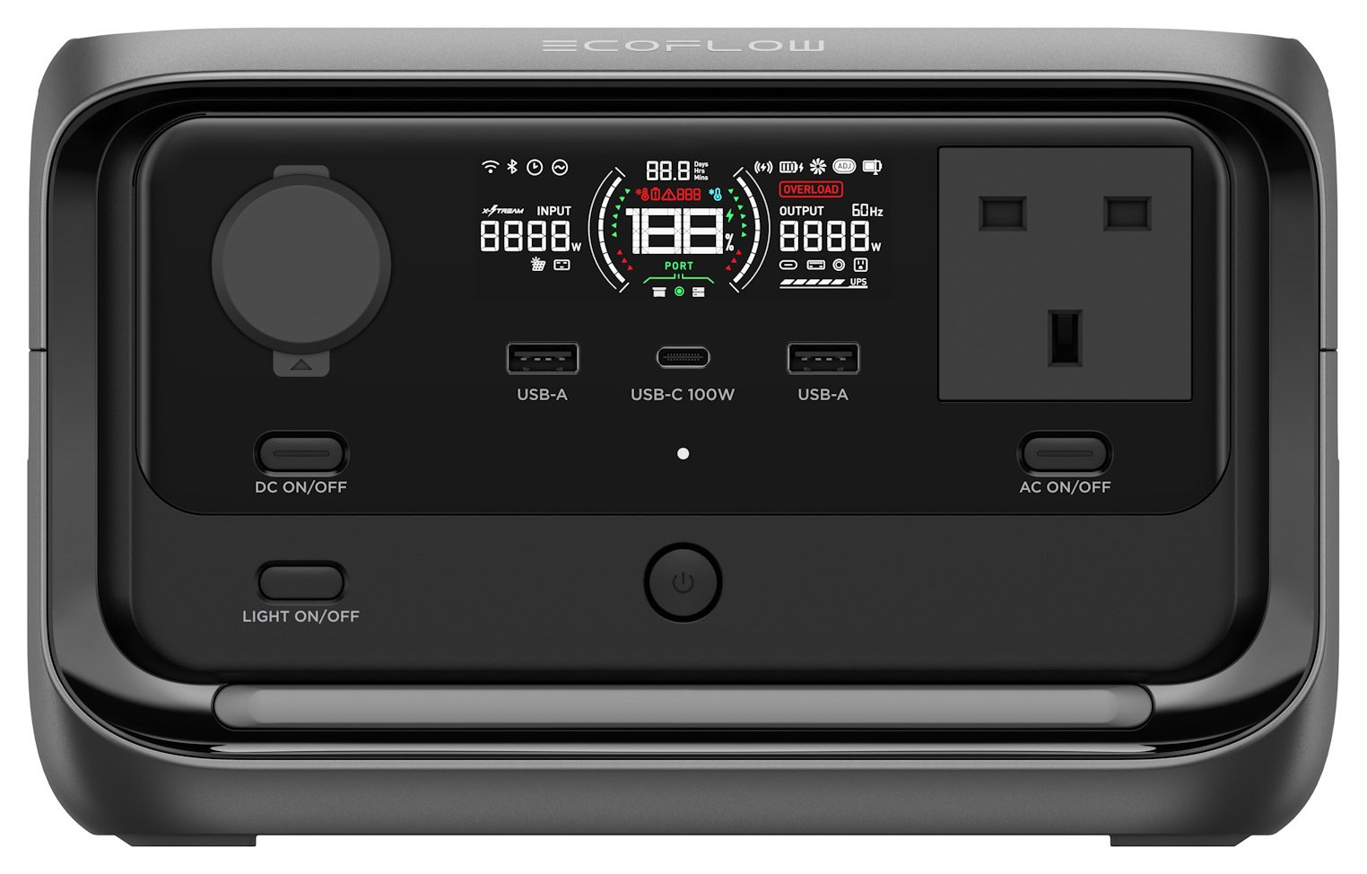 EcoFlow RIVER 3 Plus Portable Power Station - 286Wh