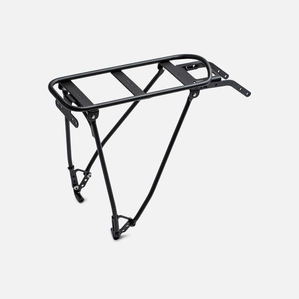 Decathlon 500 Bike Carrier Pannier Rack - Black