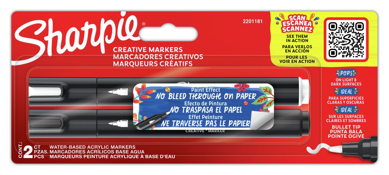 Sharpie Bullet Tip Creative Markers - 2 Pack