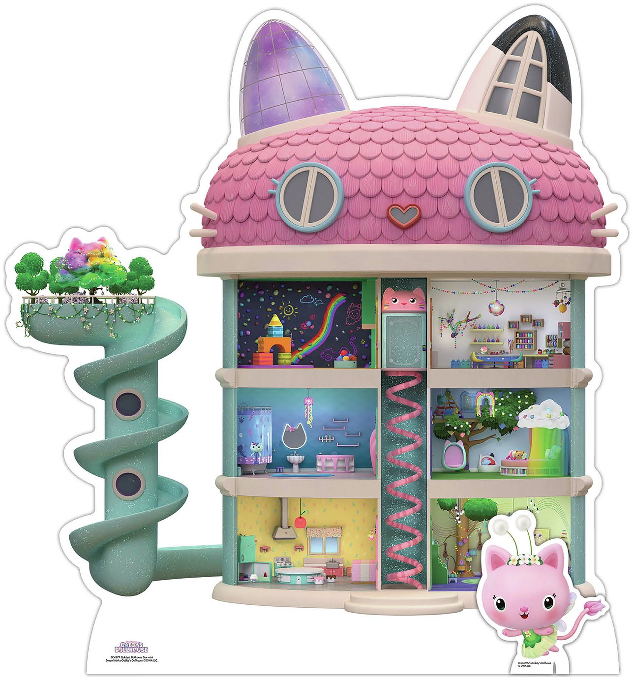 Star Cutouts Gabbys Dollhouse Cardboard Cutout