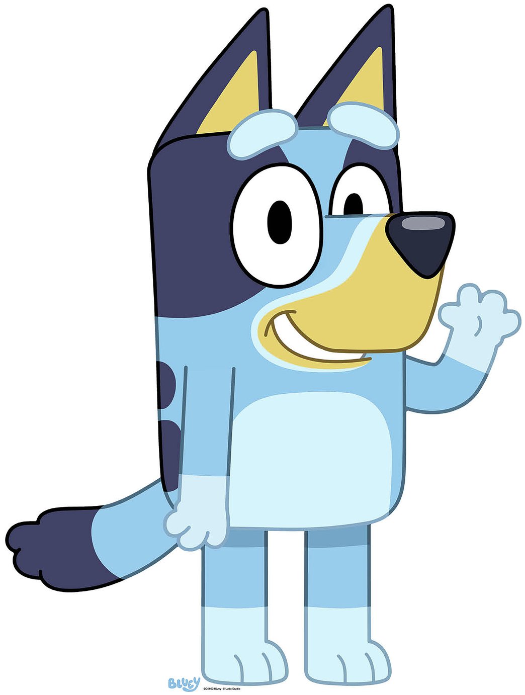 Star Cutouts Bluey Cardboard Cutout