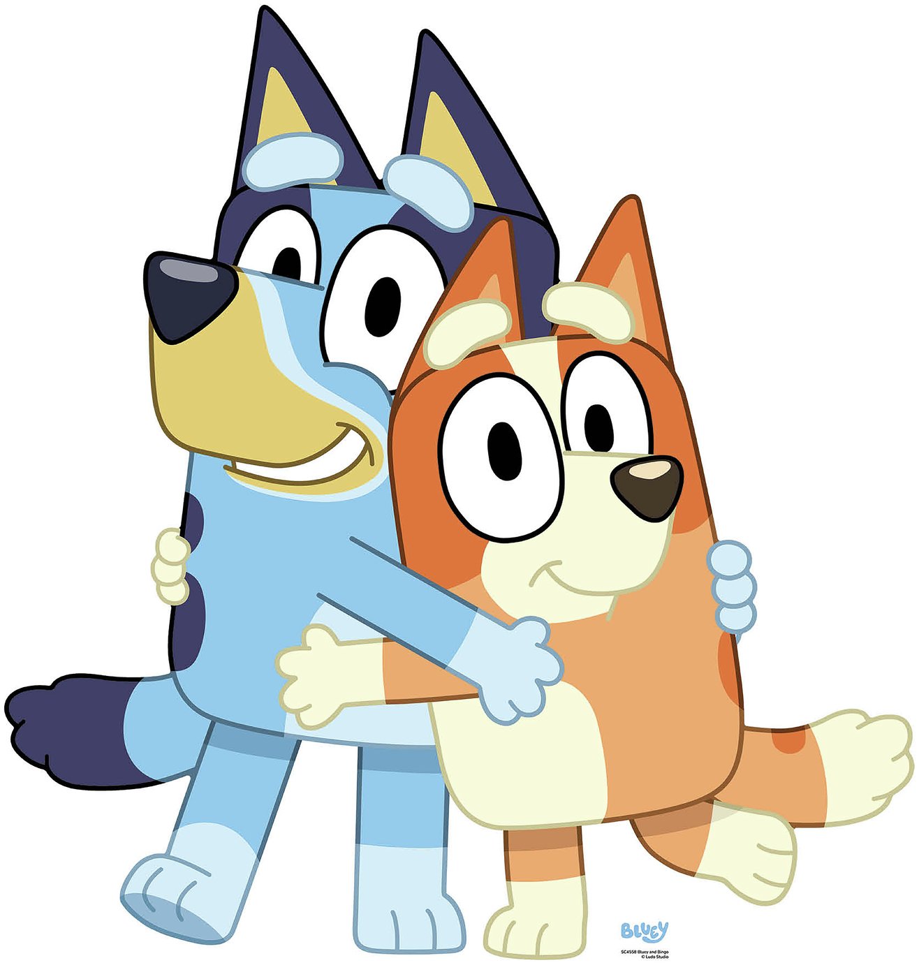 Star Cutouts Bluey and Bingo Cardboard Cutout
