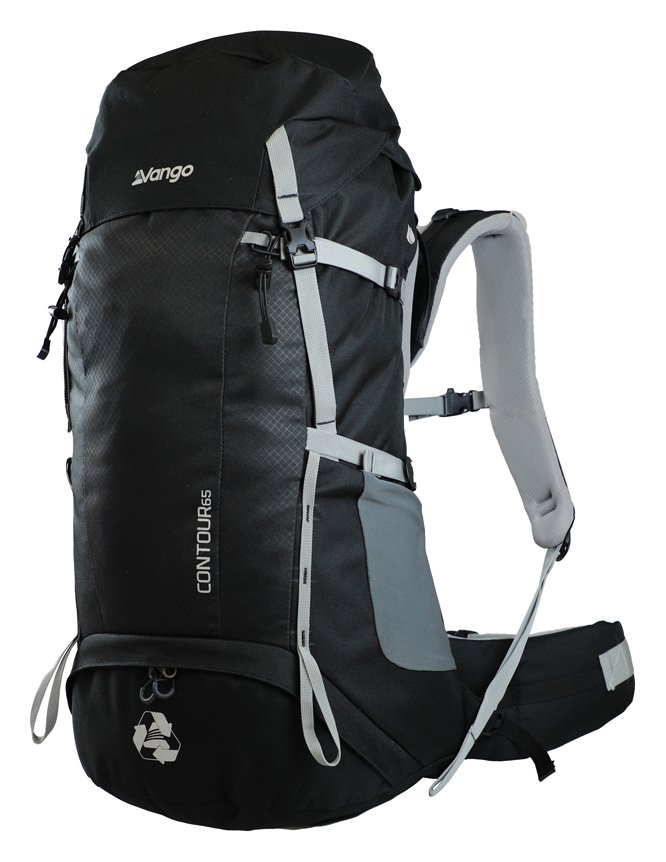 Vango Contour 65L Backpack - Black
