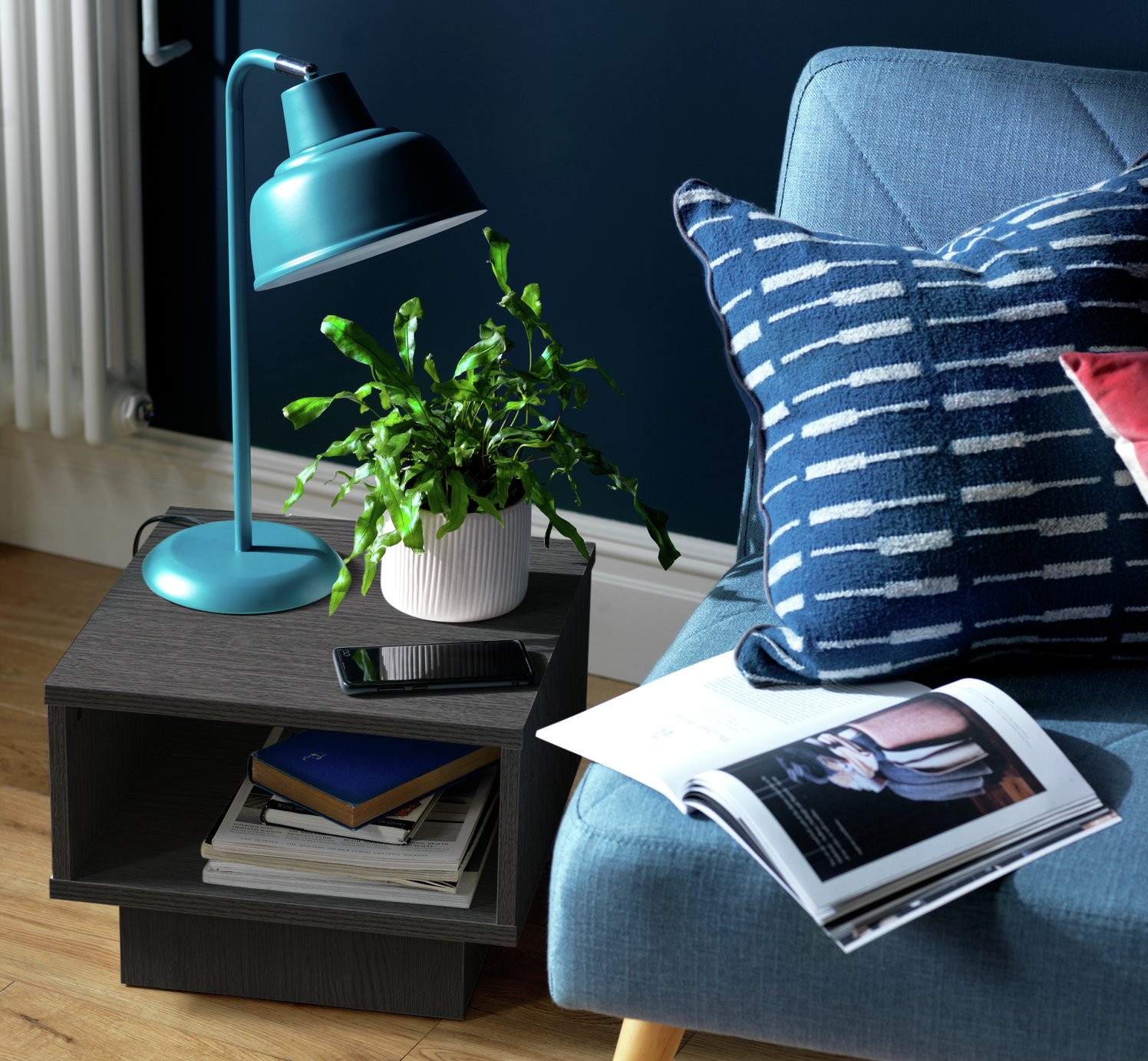 Argos Home Cubes End Table - Black