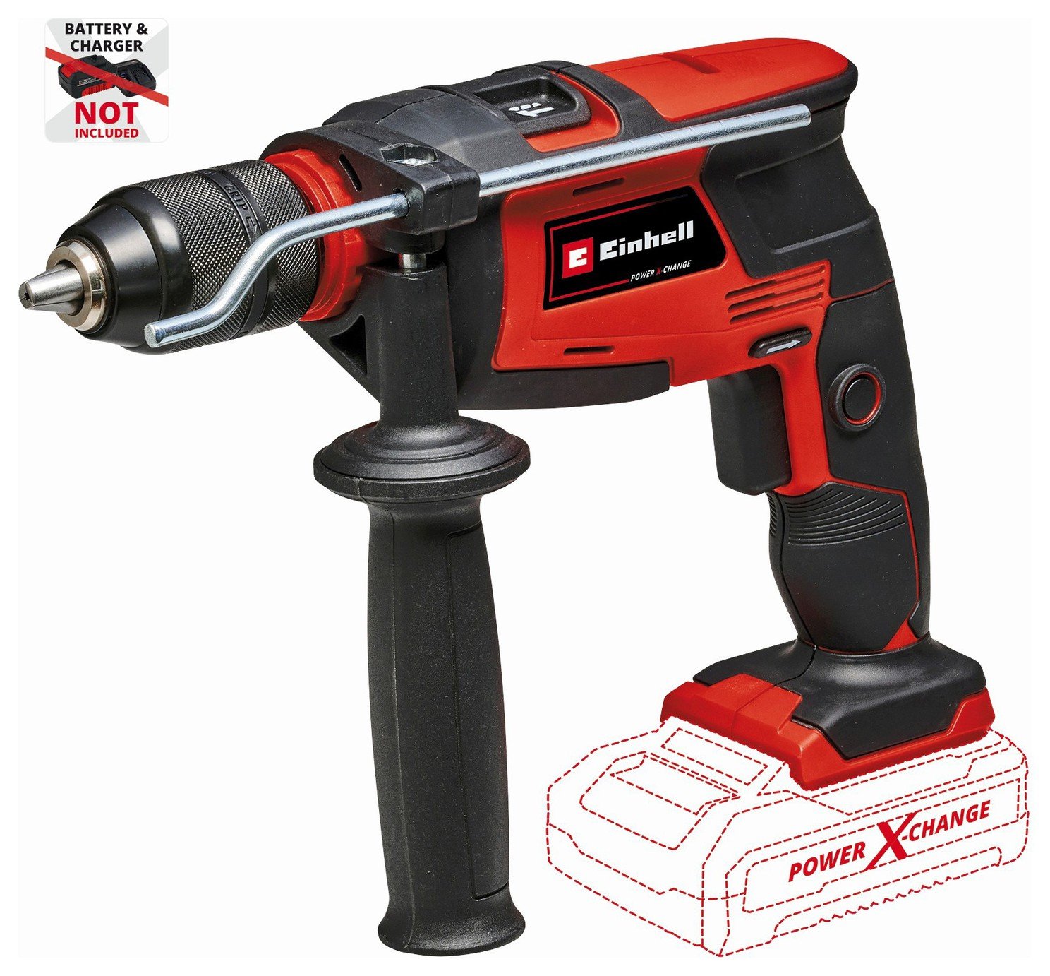 Einhell Power X-Change Solo Cordless Hammer Drill - 18V