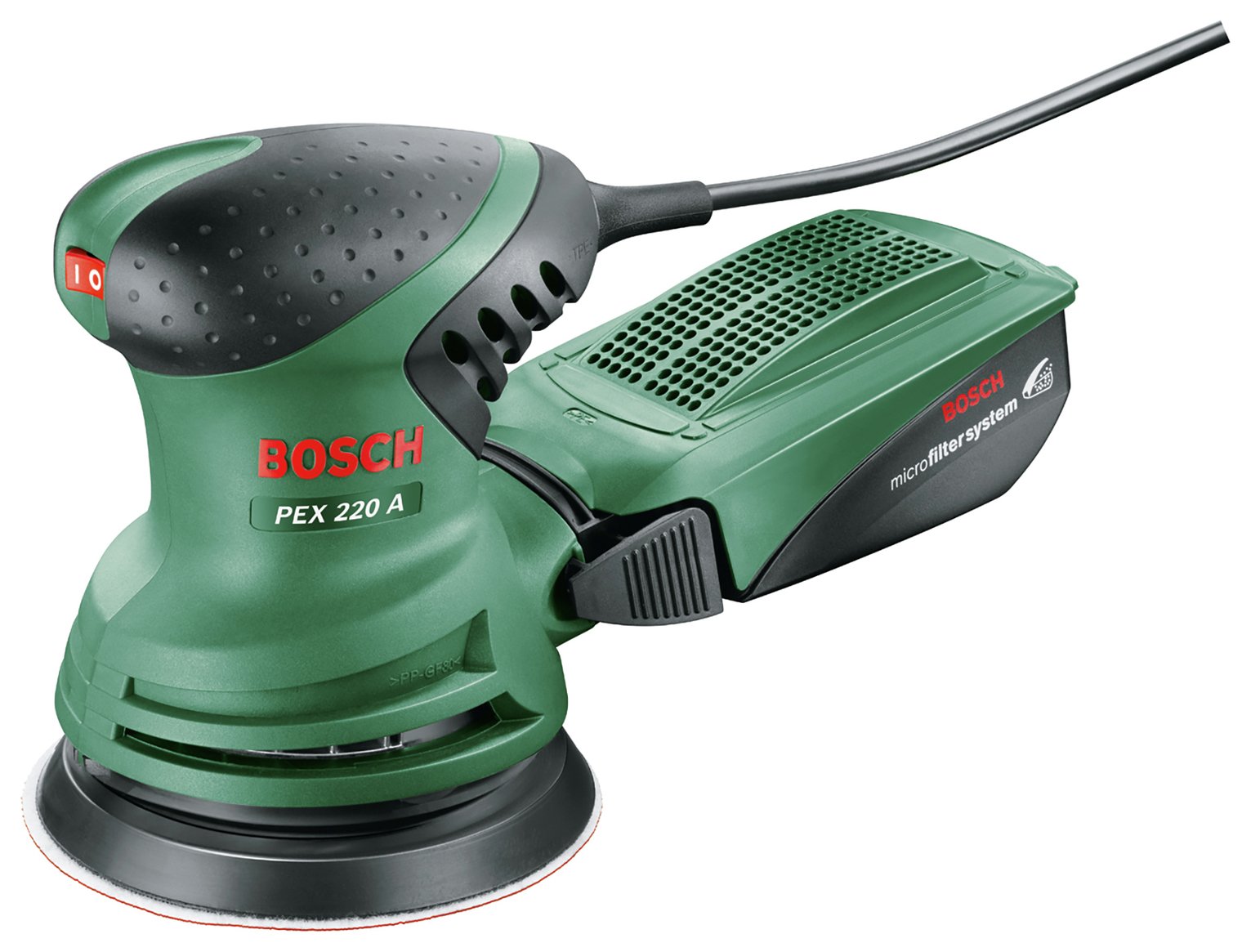 Bosch PEX 220 A Corded Random Orbit Sander - 220W